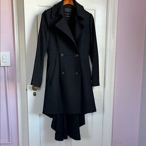All Saints Black Trench Coat
